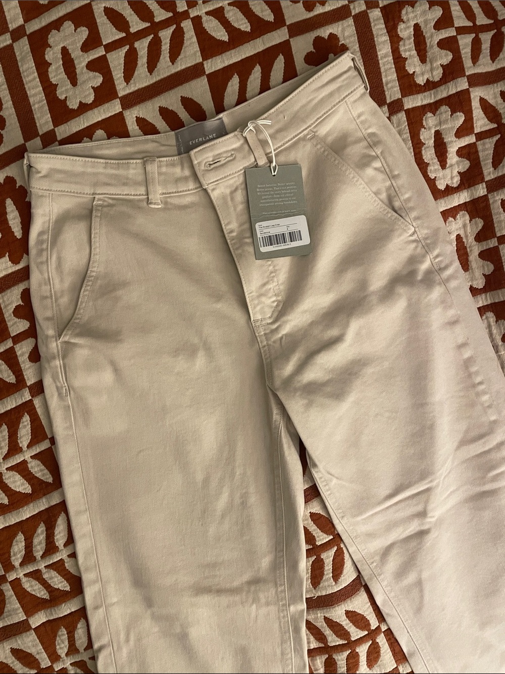 *NWT* Everlane Straight Leg Crop in Sandstone